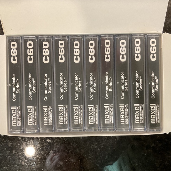 10 Maxell C60 Cassette Tapes - Picture 3 of 5
